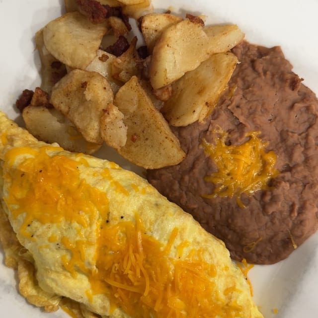 Jess's Omelet Plate.