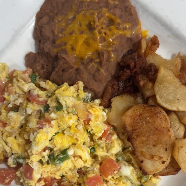 Huevos Ala Mexicana Plate.