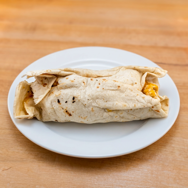Mansize Breakfast Burrito.